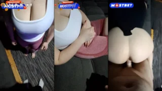 Arkadaşının Dindar Annesini Götten Sikiyor